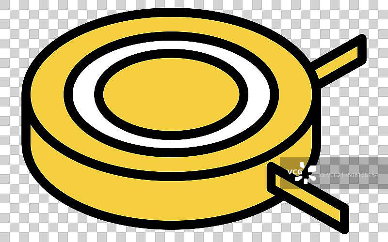 白色家电机器人真空吸尘器2.5D图图片素材