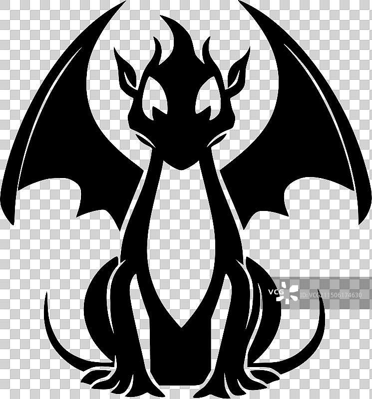 龙-高品质的标志-理想的t恤图片素材