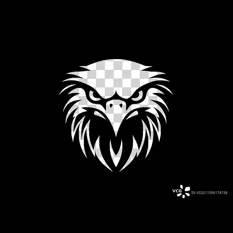 鹰-极简主义和简单的轮廓图片素材