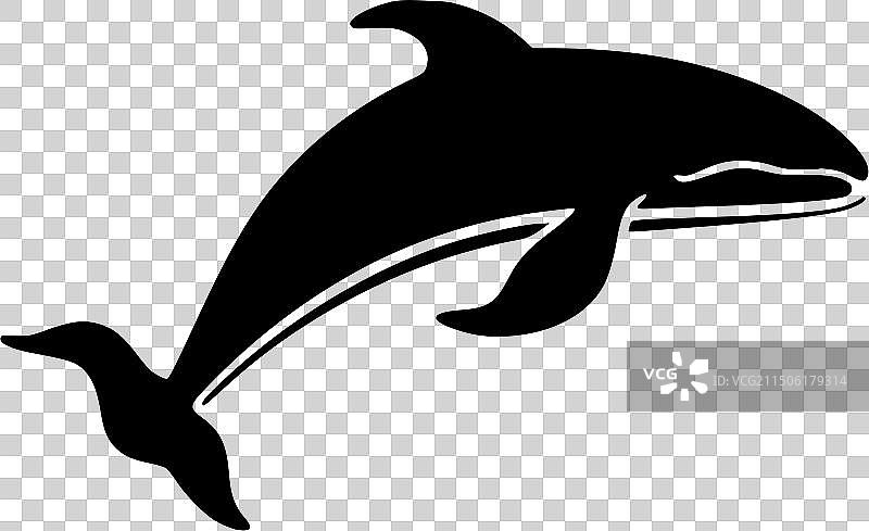 高品质鲸鱼T恤logo图片素材