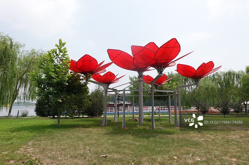 唐山市南湖景区图片素材