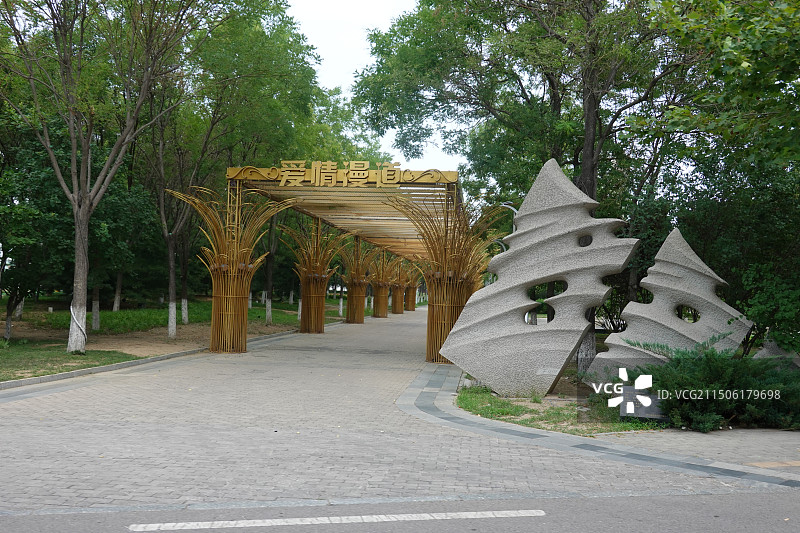 唐山市南湖景区图片素材