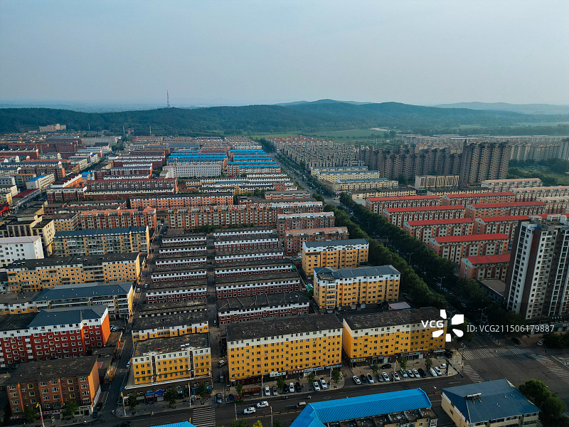 东丰县 音乐广场 体育场 新世纪广场 南照山 欧亚购物图片素材