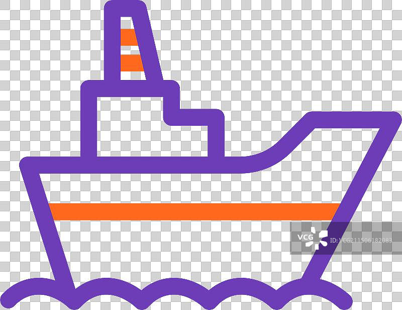 彩色货船图片素材