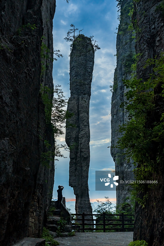 恩施大峡谷一炷香图片素材