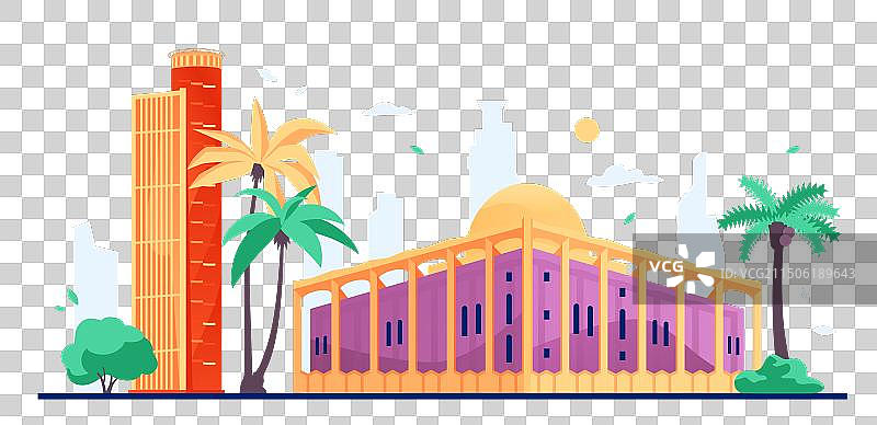 以色列议会建筑-现代图片素材