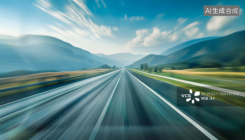 【AI数字艺术】汽车广告背景图，动感，加速度图片素材