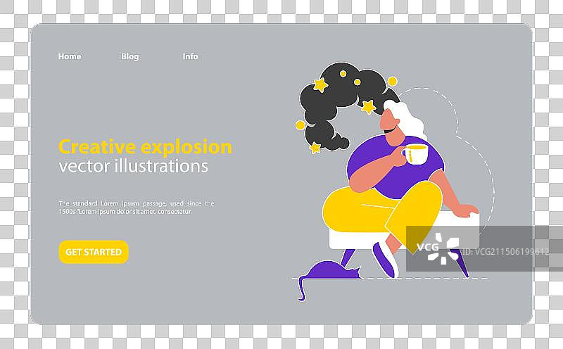 创意洞察概念图片素材