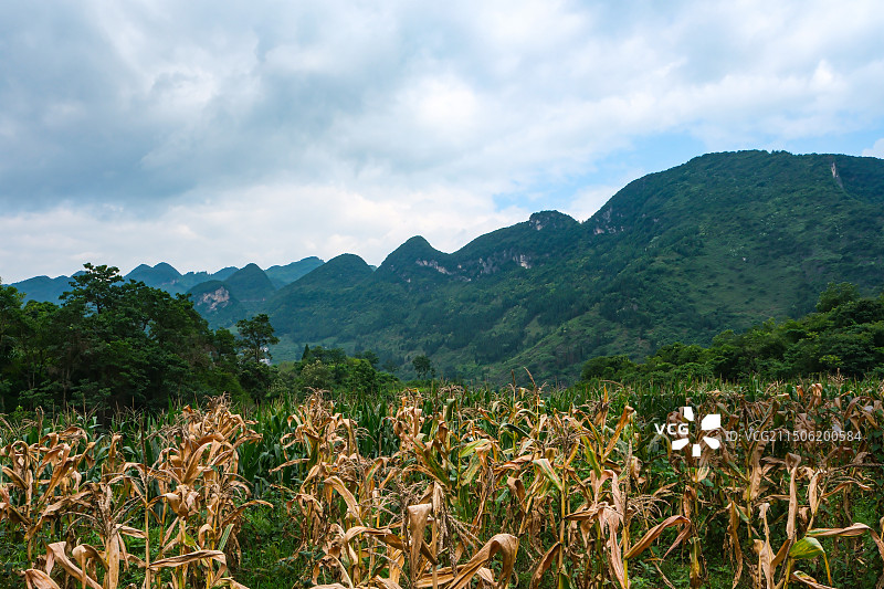 贵州省贵阳市修文县六广镇六广河乡村风光图片素材