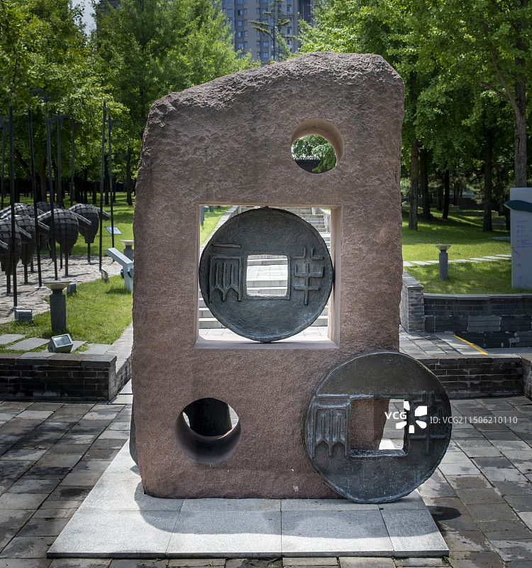 西安秦二世胡亥墓图片素材