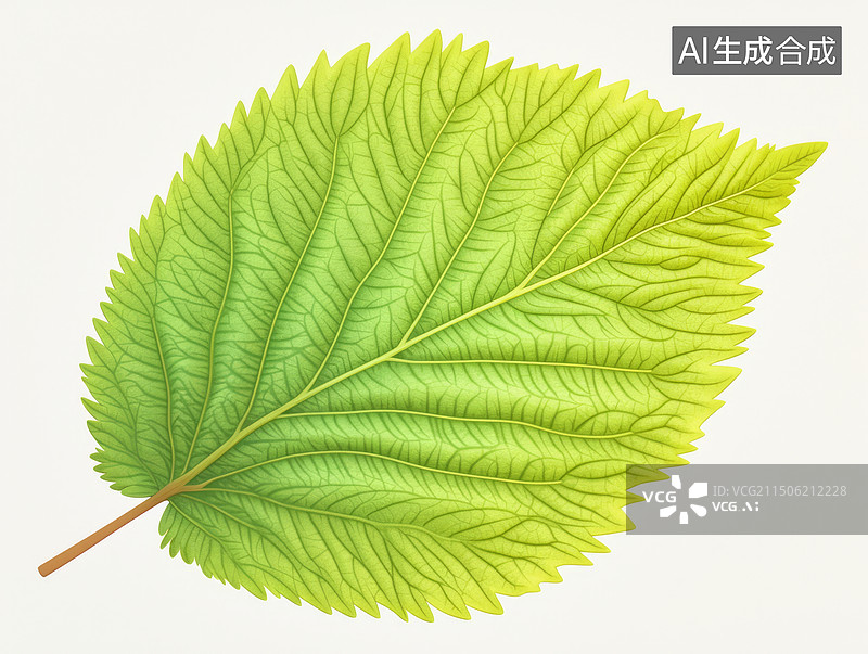 【AI数字艺术】绿色叶子图片素材
