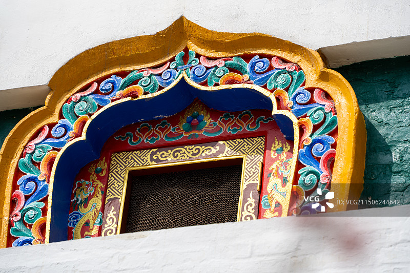 塔尔寺佛教建筑-时轮塔图片素材