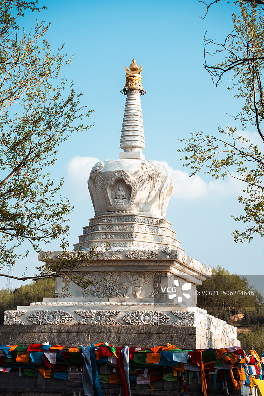 塔尔寺佛教建筑图片素材