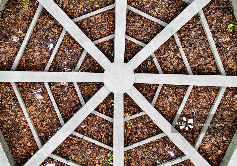 正上方的房屋屋顶结构图片素材