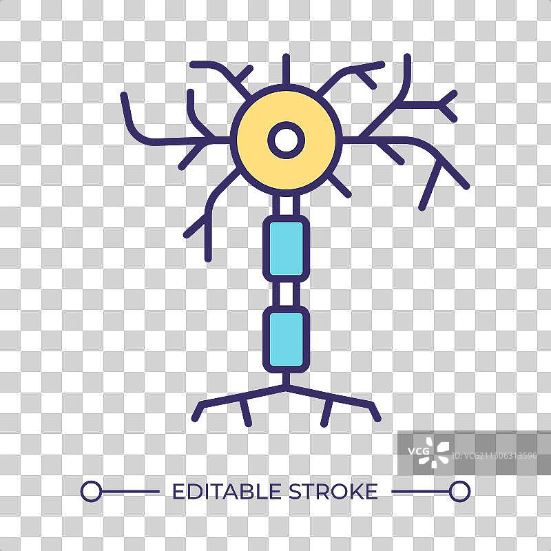 神经元RGB颜色图标图片素材