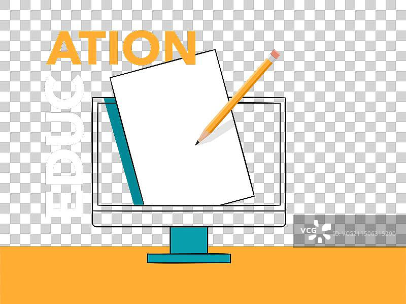 在线教育和远程学习图片素材