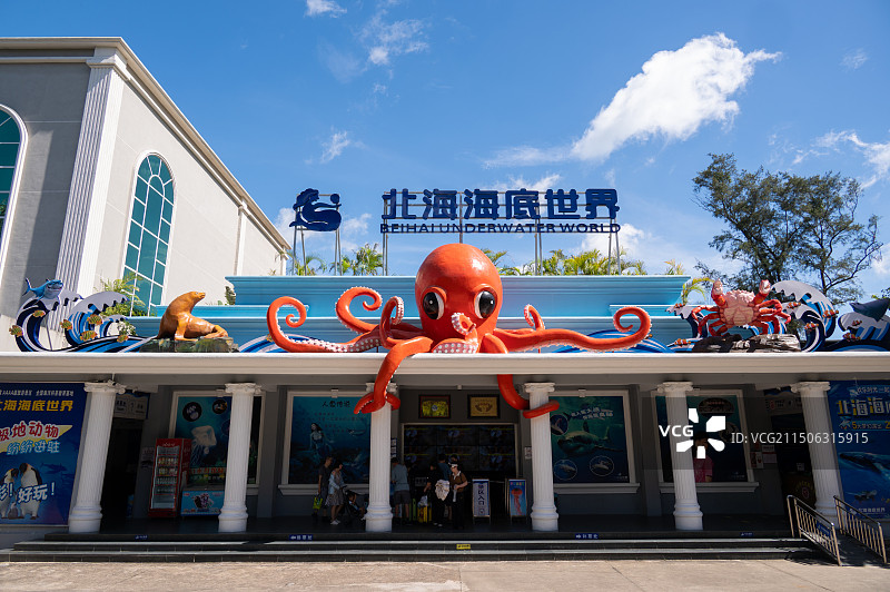 北海海底世界图片素材