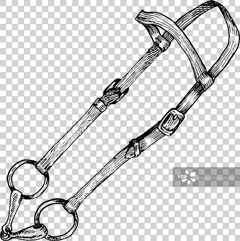 棕色笼头图案图片素材