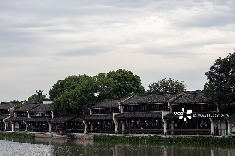 杭州余杭运河.塘栖古镇景区图片素材