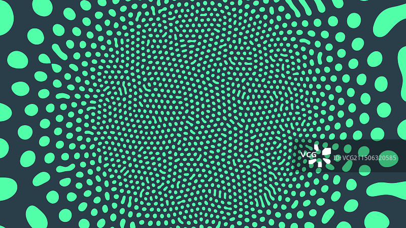 迷幻艺术放射状液体结构绿松石图片素材