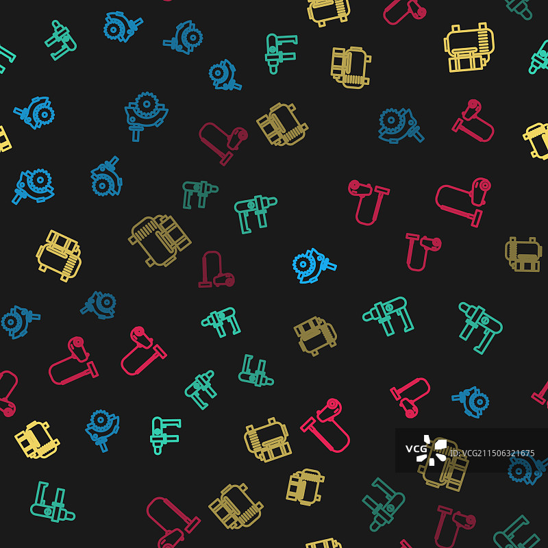 电圆锯钻床组合图片素材