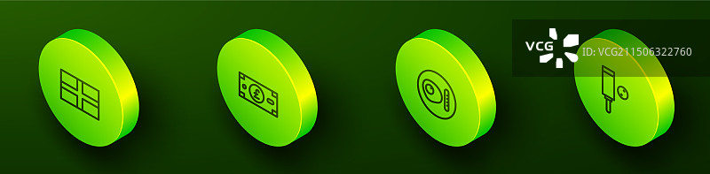 2.5D线条英格兰旗帜英镑图片素材