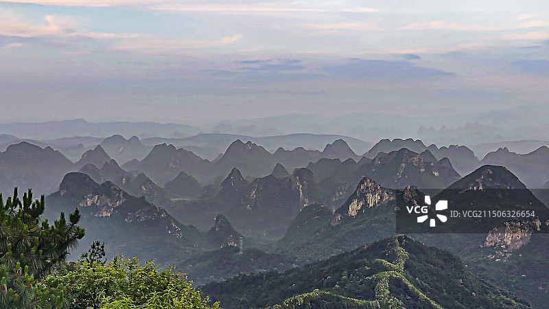 桂林尧山景区图片素材