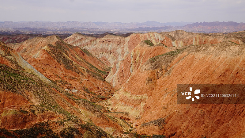 张掖市临泽县丹霞口文旅小镇景区图片素材