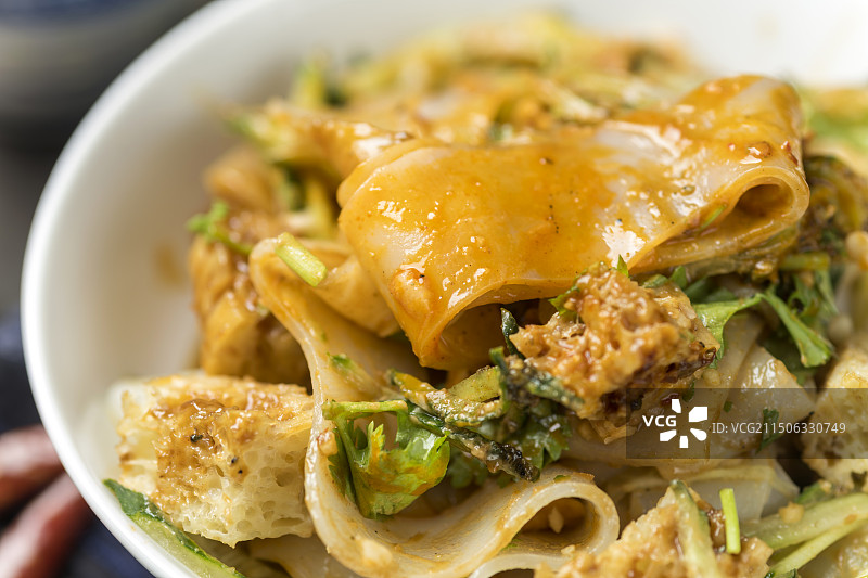 一碗凉皮特写图片素材