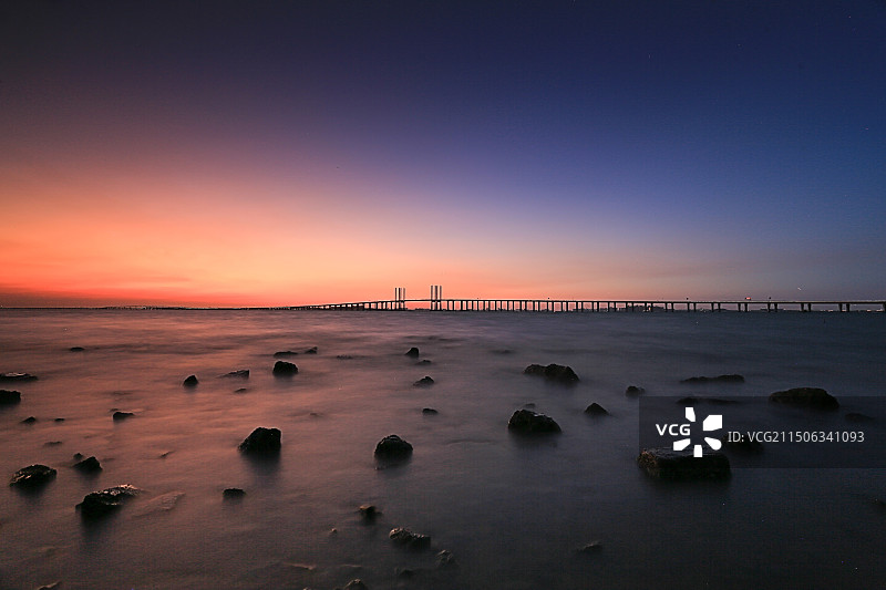 青岛跨海大桥图片素材