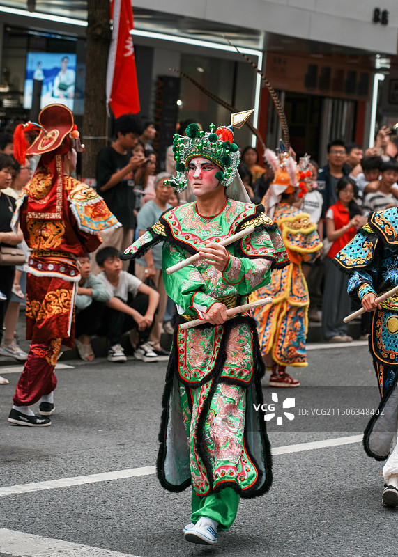 潮汕少年英歌舞图片素材