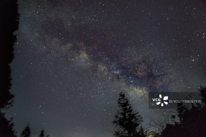福州闽侯雪峰山夏日银河图片素材