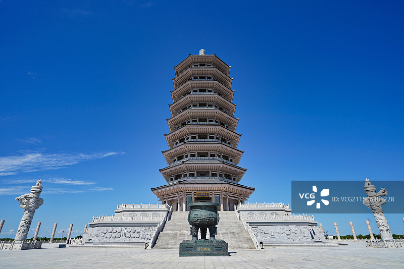 黑龙江抚远 东极宝塔图片素材