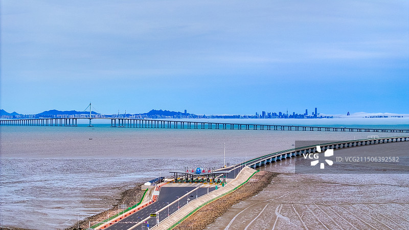 青岛胶州湾跨海大桥图片素材