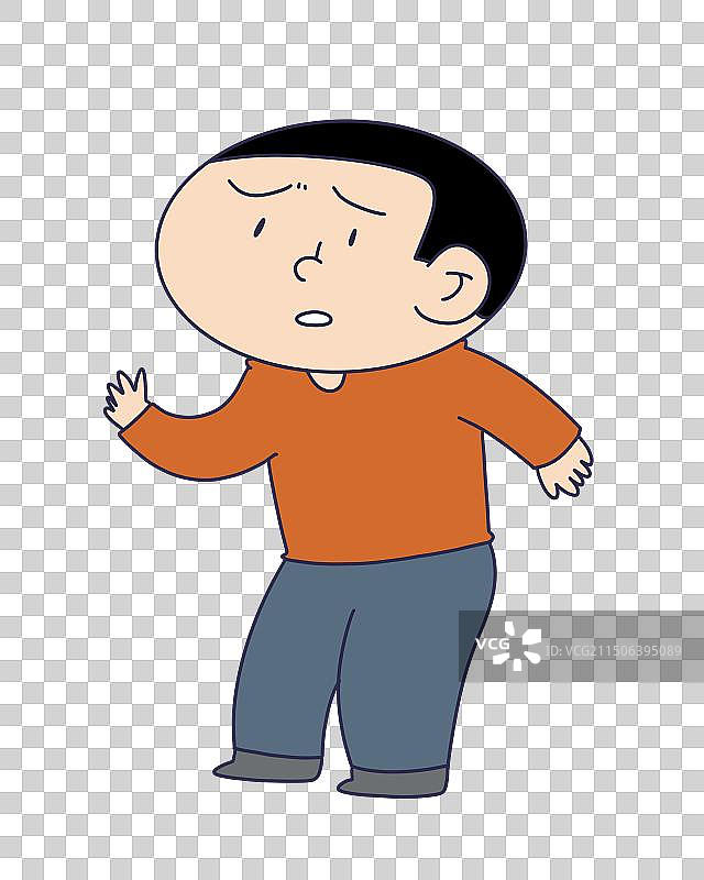 疑惑为难的人物图片素材