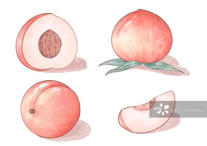 桃 水蜜桃 桃子 桃子素材有PSD图片素材