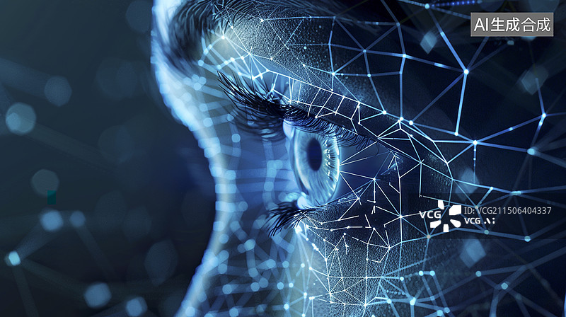【AI数字艺术】眼球扫描和网络图片素材
