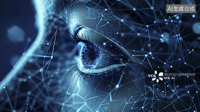 【AI数字艺术】眼球扫描和网络图片素材