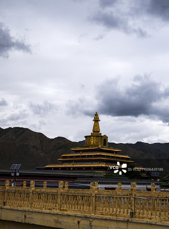 甘肃郎木寺图片素材