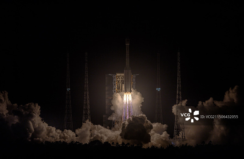 长征7号改火箭发射图片素材