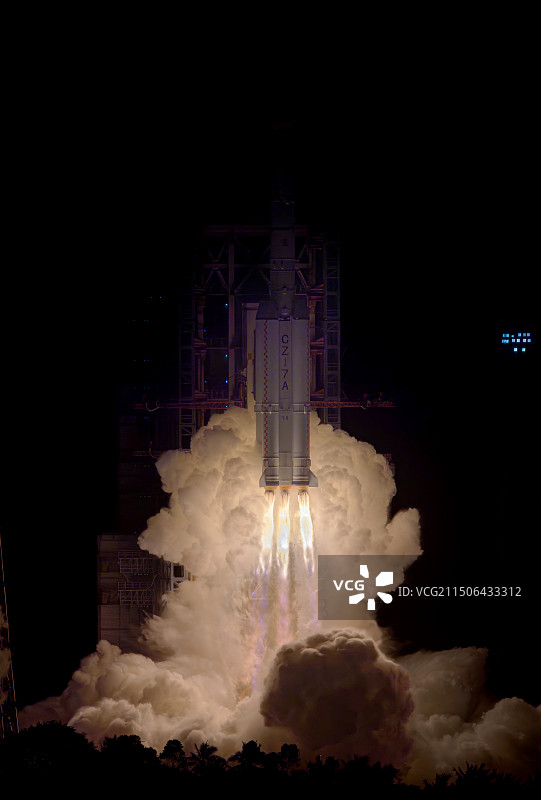 长征7号改火箭发射图片素材