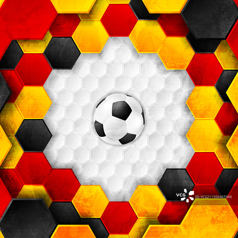 足球主题的Grunge多边形背景图片素材