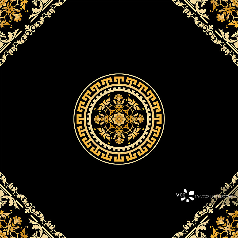 珍贵宝石装饰的无缝图案图片素材