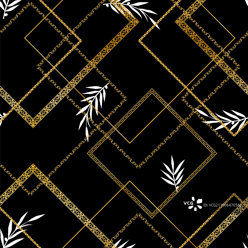 珍贵宝石装饰的无缝图案图片素材