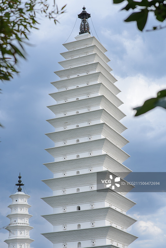 大理三塔 崇圣寺三塔 中华民族园图片素材