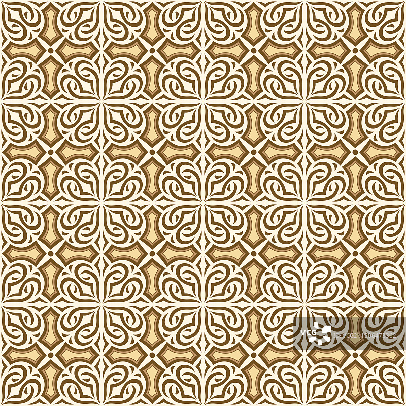阿拉伯陶瓷砖传统图案图片素材