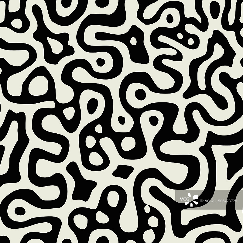 老虎条纹手绘线条无缝纹理图片素材