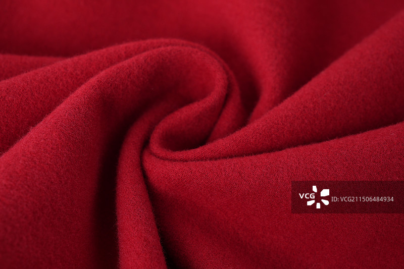 红色面料细节图片素材