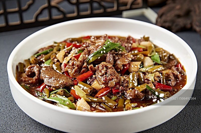 川湘剁椒泡椒熘三样 猪肝 腰花 沙肝图片素材