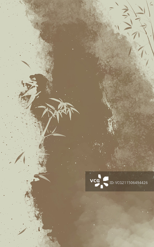 水墨晕染背景图片素材